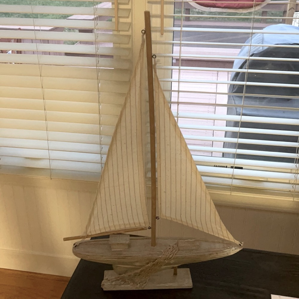 Sail boat decor